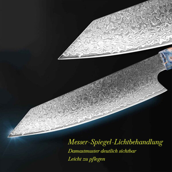 Damast Santoku-Messer