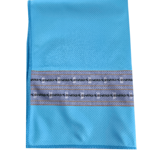 kühltuch 100 x 30 - cooling towel - Edelweiss Blau