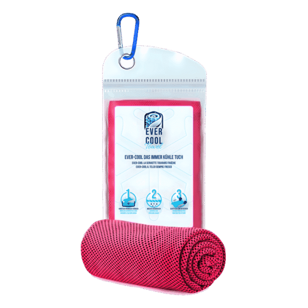 kühltuch 100 x 30 - cooling towel - Rosa